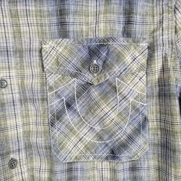 Plaid Button-Up Shirt - Picture 5 of 9
